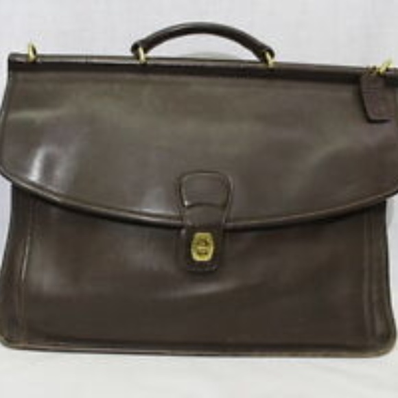 COACH VINTAGE Beekman Briefcase, Dark Brown - Picture 1 of 7